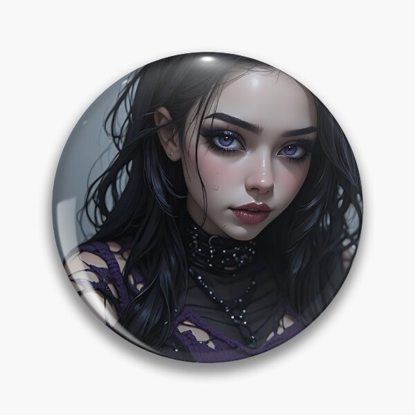 Item preview, Hot Halloween Anime Goth Girl Waifu 323 designed and sold by Your New Fixation.