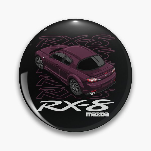 Item preview, Mazda RX8 Series 2 Black Cherry Mica designed and sold by vektoranda.