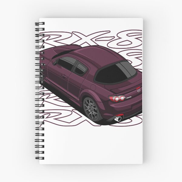 Item preview, Mazda RX8 Series 2 Black Cherry Mica designed and sold by vektoranda.
