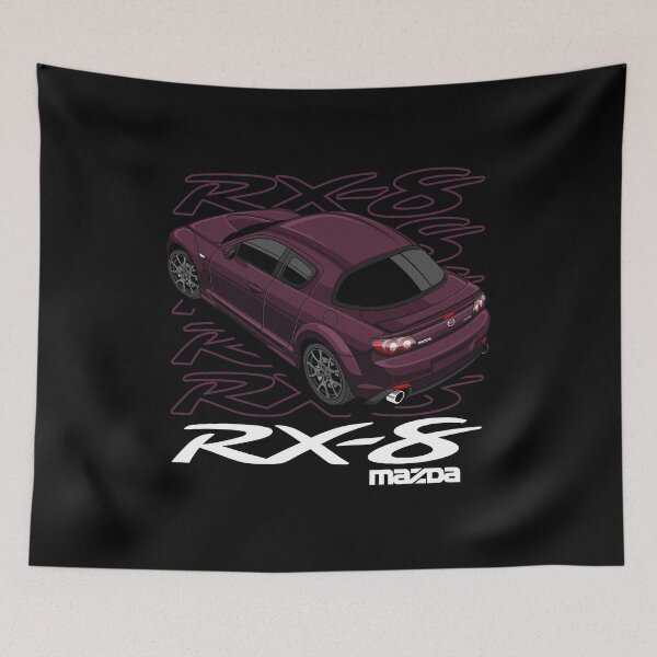 Item preview, Mazda RX8 Series 2 Black Cherry Mica designed and sold by vektoranda.