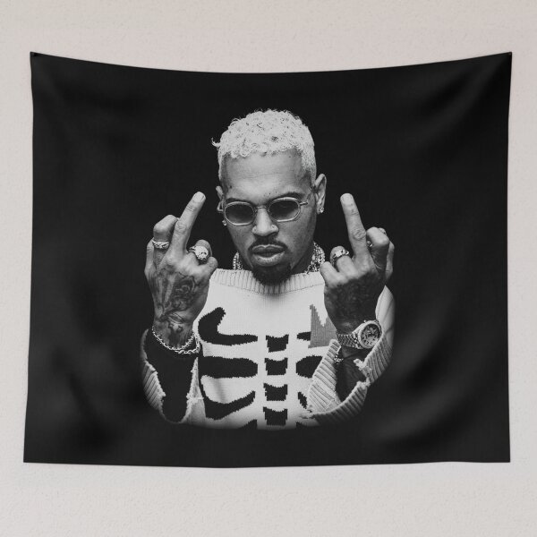 Item preview, Chris Brown Middle Finger, Team Breezy designed and sold by PoppiNoori.
