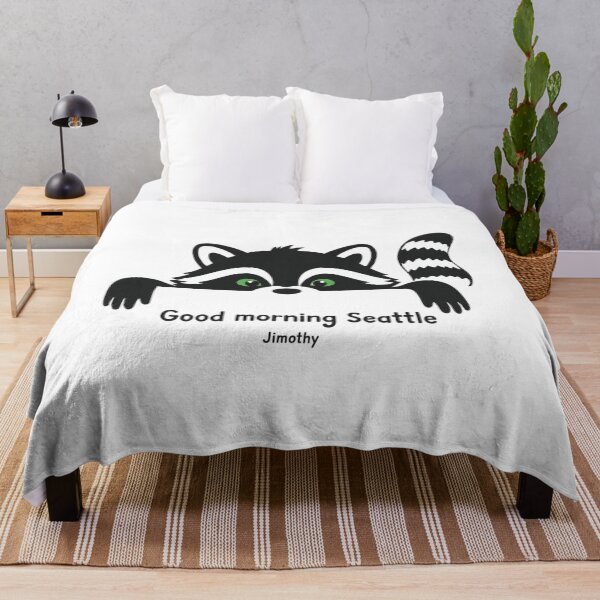 Item preview, Jimothy The Seattle Raccoon Good Morning Meme designed and sold by TSshirtShoppe.