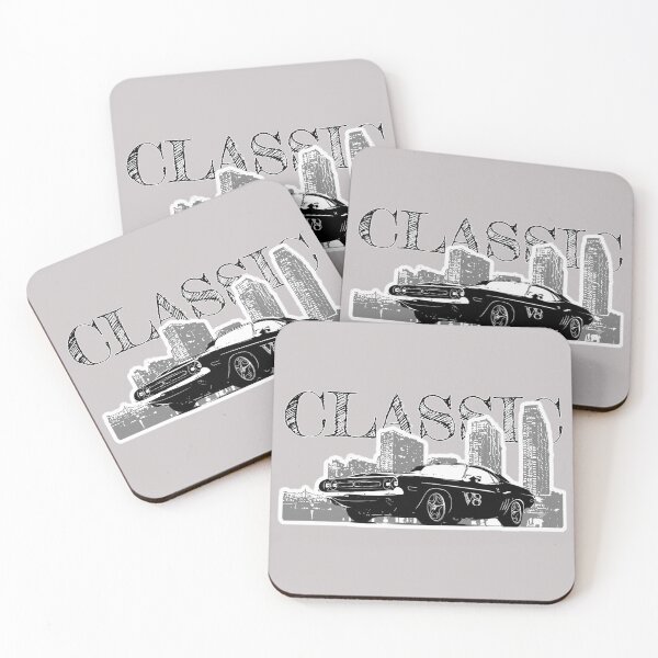 Item preview, Classic V8 Muscle Car Retro Skyline Vintage Automotive Sticker designed and sold by zenithdecalco.