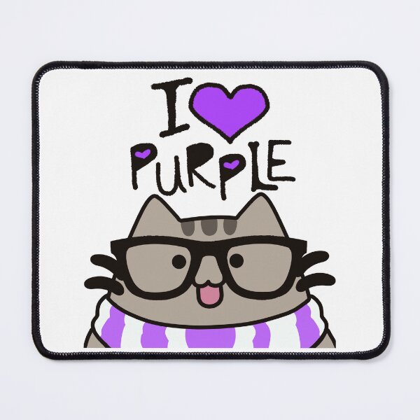 Item preview, I Heart Purple Plusheen designed and sold by ThinDove.