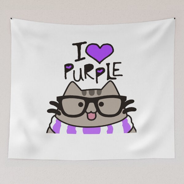 Item preview, I Heart Purple Plusheen designed and sold by ThinDove.