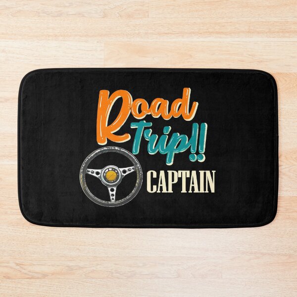 Item preview, Road Trip Captain - Vintage Family Vacation Steering Wheel Art designed and sold by BendyBeasts.