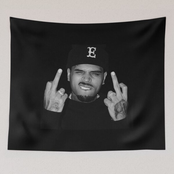 Item preview, Chris Middle Finger Browns 2026 Music Tour, Brown Usher, RnB Tour designed and sold by PoppiNoori.