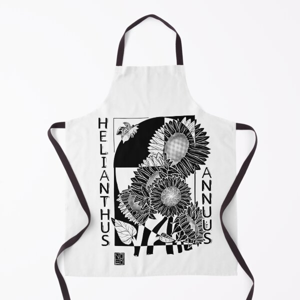 Item preview, Helianthus Black Print designed and sold by Noem-Prints.