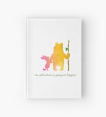 An adventure is going to happen Inspired Silhouette Hardcover Journal