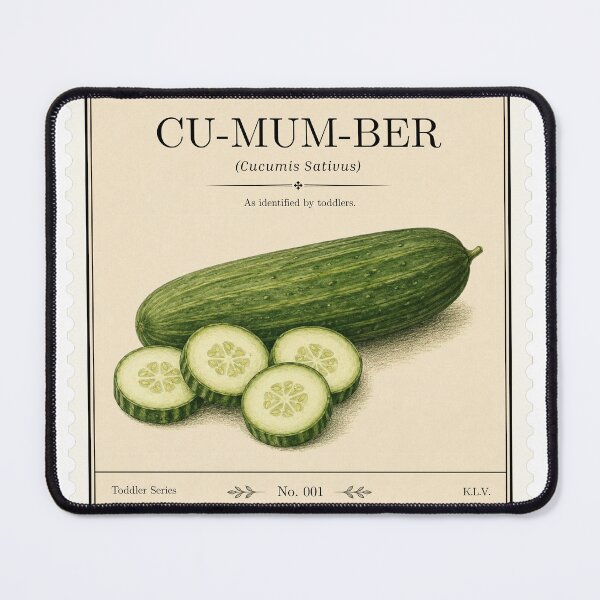 Item preview, Cumumber - Specimen Plate No. 001 - Toddler Series designed and sold by K.L.V. Curiosities .