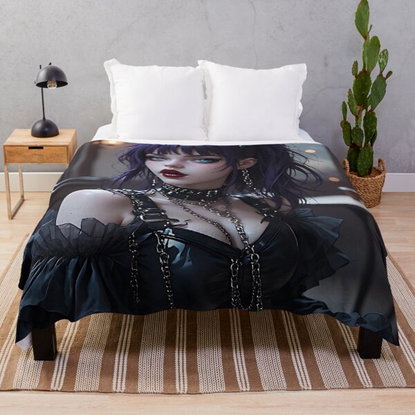 Item preview, Hot Halloween Anime Goth Girl Waifu 329 designed and sold by Your New Fixation.