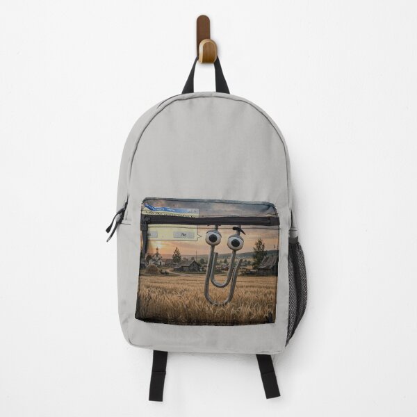 Item preview, Microsoft Clippy in Wheat Field designed and sold by Late Theory.