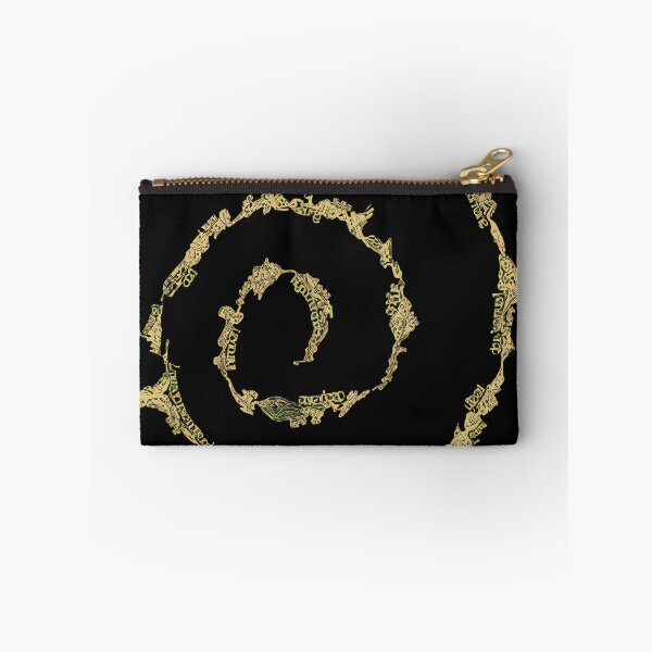 Item preview, Ornate Script Spiral Emblem Gold designed and sold by Odd-Nest-Studio.