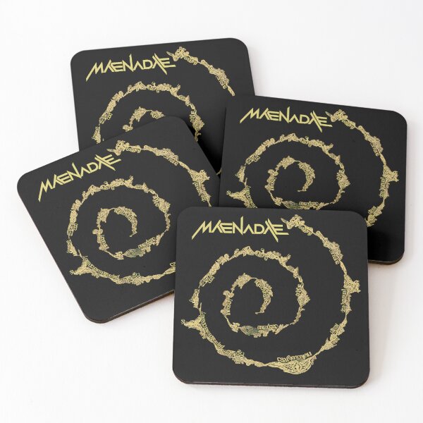 Item preview, Ornate Script Spiral Emblem Gold designed and sold by Odd-Nest-Studio.