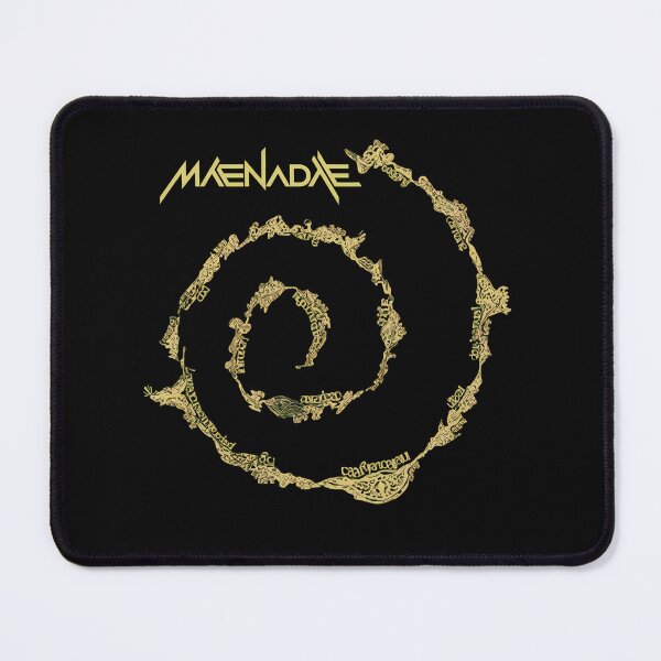 Item preview, Ornate Script Spiral Emblem Gold designed and sold by Odd-Nest-Studio.