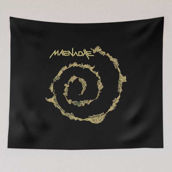 Item preview, Ornate Script Spiral Emblem Gold designed and sold by Odd-Nest-Studio.