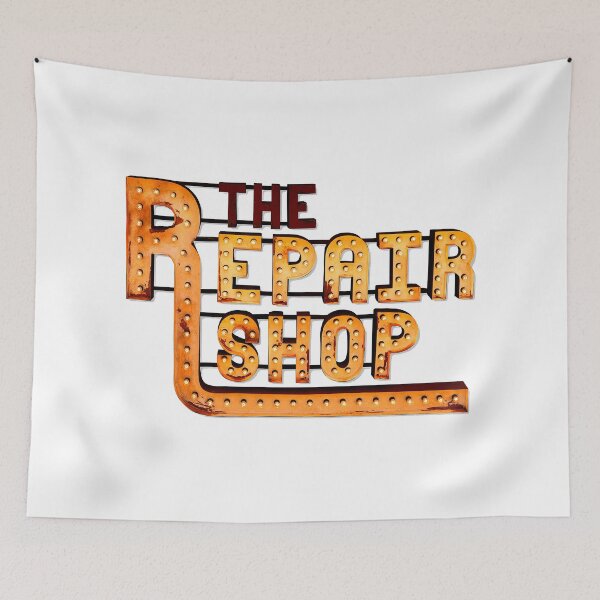 Item preview, the repairs shop logo Tshirt Logo Sticker Merchandise designed and sold by Meryoen.