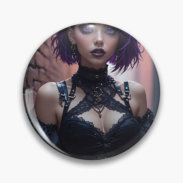 Item preview, Hot Halloween Anime Goth Girl Waifu 330 designed and sold by Your New Fixation.
