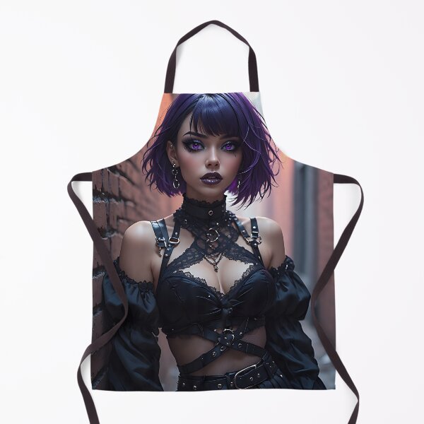 Item preview, Hot Halloween Anime Goth Girl Waifu 330 designed and sold by Your New Fixation.