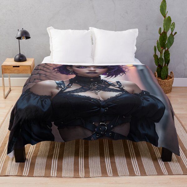 Item preview, Hot Halloween Anime Goth Girl Waifu 330 designed and sold by Your New Fixation.