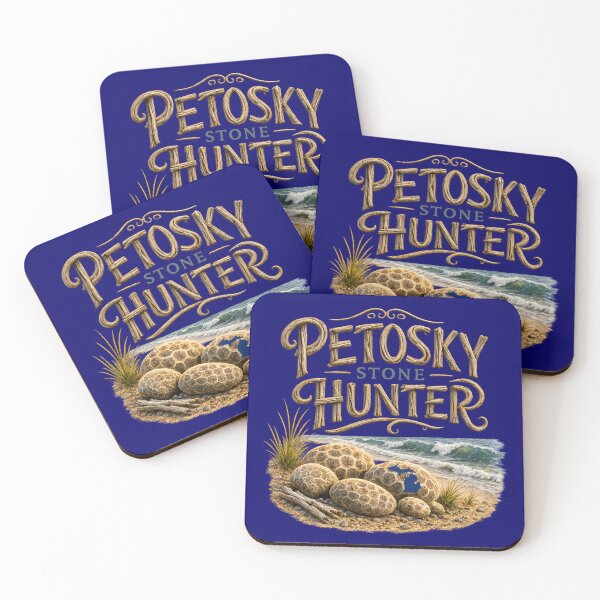 Item preview, Petoskey Stone Hunter | Michigan Rock Hunting designed and sold by FreshWaterWares.