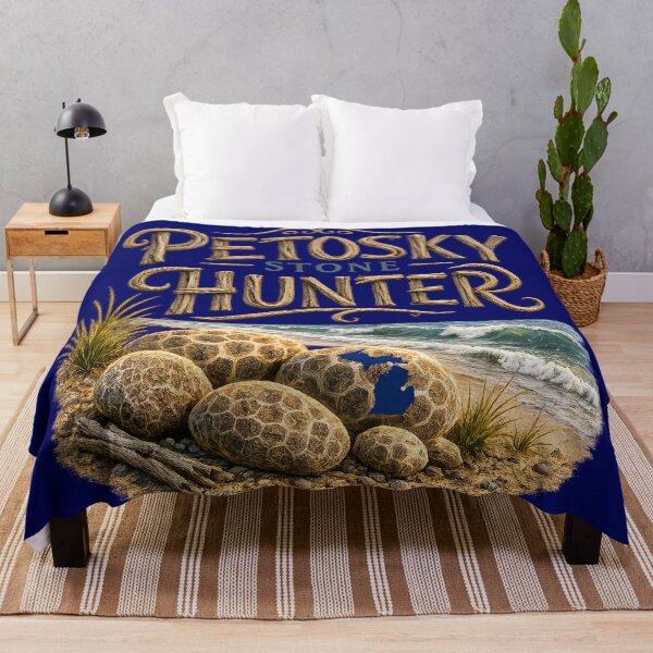 Item preview, Petoskey Stone Hunter | Michigan Rock Hunting designed and sold by FreshWaterWares.