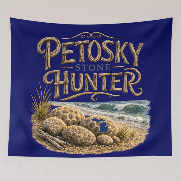 Item preview, Petoskey Stone Hunter | Michigan Rock Hunting designed and sold by FreshWaterWares.