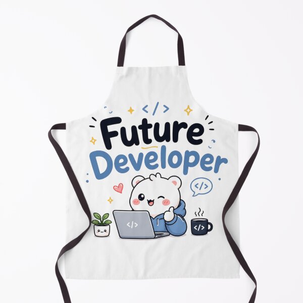 Item preview, Future Developer Cute Kawaii Coding Student Programmer Typography Sticker designed and sold by Sanika arts .