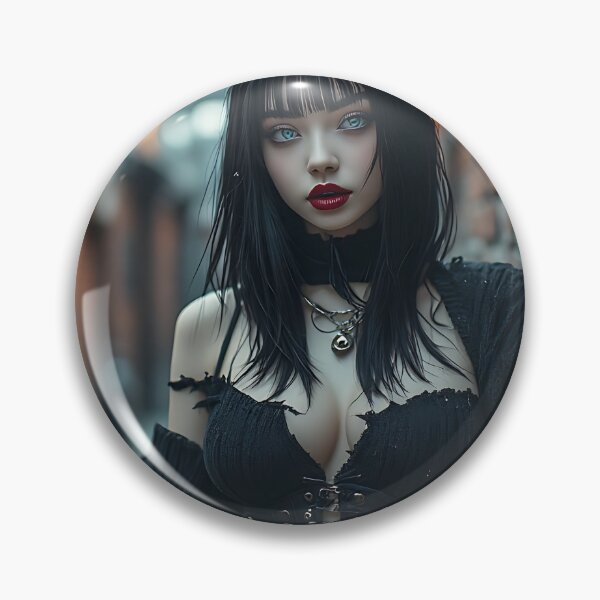 Item preview, Hot Halloween Anime Goth Girl Waifu 332 designed and sold by Your New Fixation.