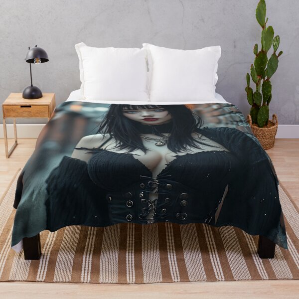 Item preview, Hot Halloween Anime Goth Girl Waifu 332 designed and sold by Your New Fixation.