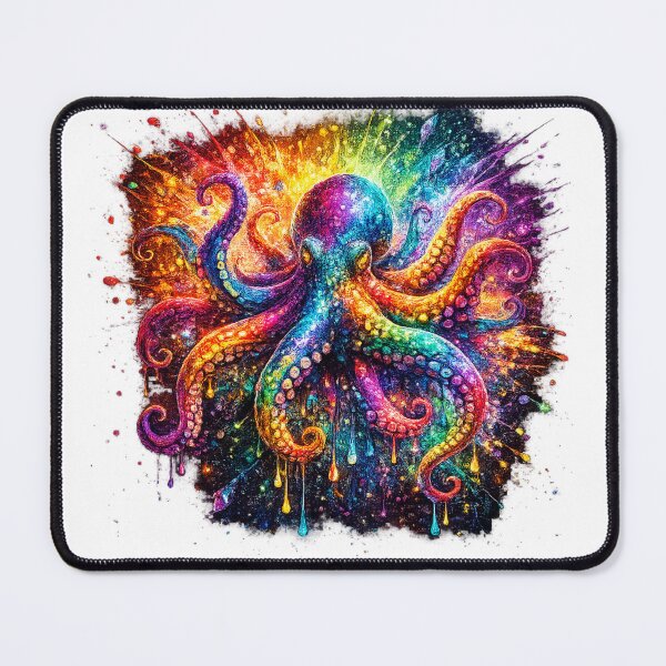 Item preview, Color Burst Octopus designed and sold by PeterPunkt.