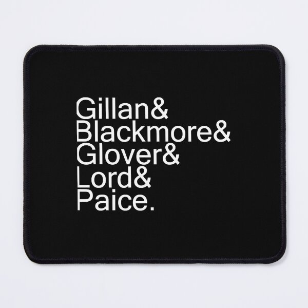 Item preview, Deep Purple Members List Minimalist designed and sold by Robynkie.
