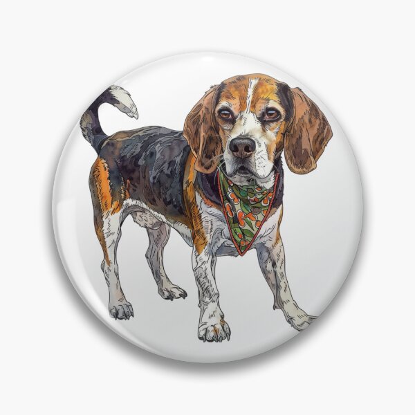 Item preview, Beagle Dog | Cute Puppy Aesthetic Art designed and sold by Mandayartstudio.
