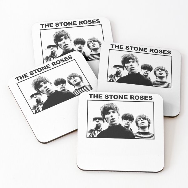 Item preview, The Stone Roses Monochrome Negative Band Members Portrait designed and sold by Robynkie.
