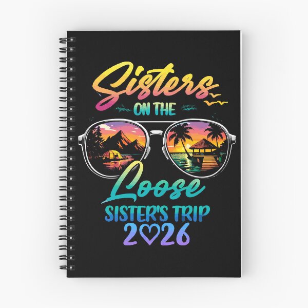 Item preview, Sisters On The Loose Sister's Trip 2026 - Tropical Sunglasses Art designed and sold by BendyBeasts.