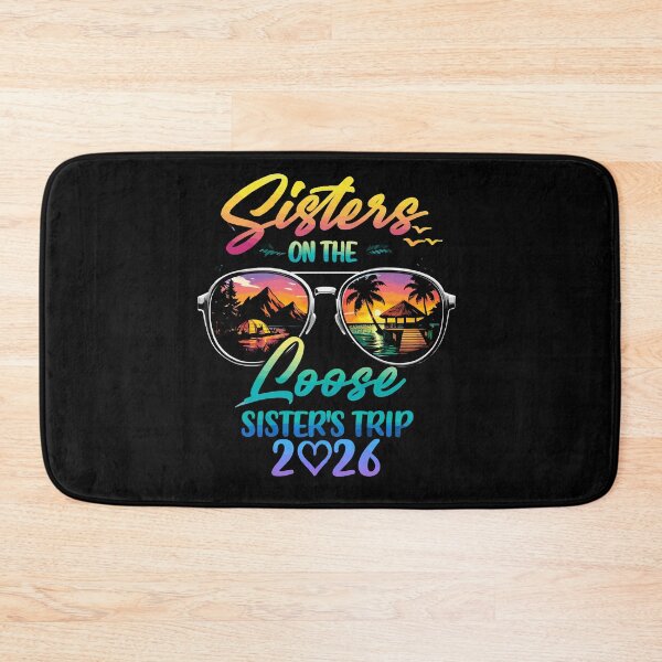 Item preview, Sisters On The Loose Sister's Trip 2026 - Tropical Sunglasses Art designed and sold by BendyBeasts.