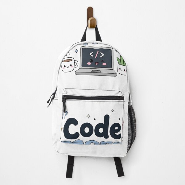 Item preview, Code More Cute Kawaii Programmer Design | Funny Coding Laptop Quote | Minimal Developer Sticker designed and sold by Sanika arts .