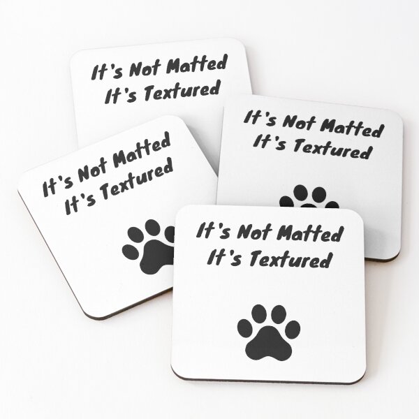 Item preview, It's Not Matted It's Textured - Funny Dog Groomer designed and sold by GroomerGoods.