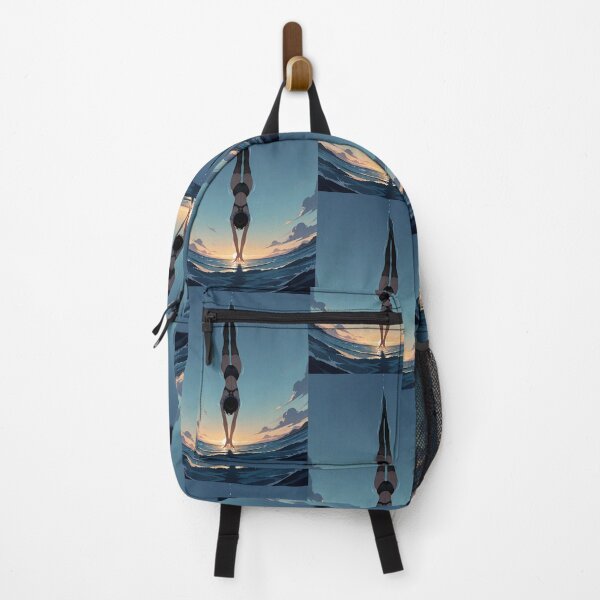 Item preview, Illustration - Diver Silhouette, Dreamlike Minimalist Aesthetic designed and sold by AnimeShin.