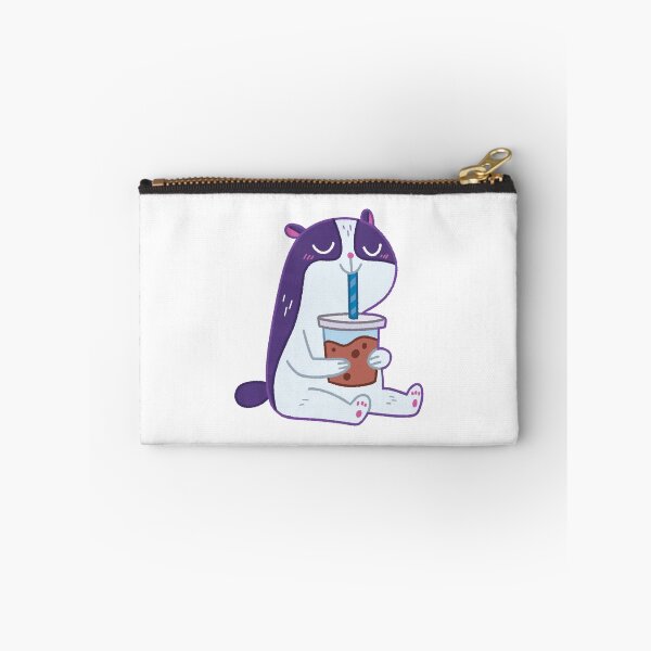Item preview, Badger Bobba Cute Kawaii Animal Drinking Milk Tea Illustration designed and sold by ariannagarci.