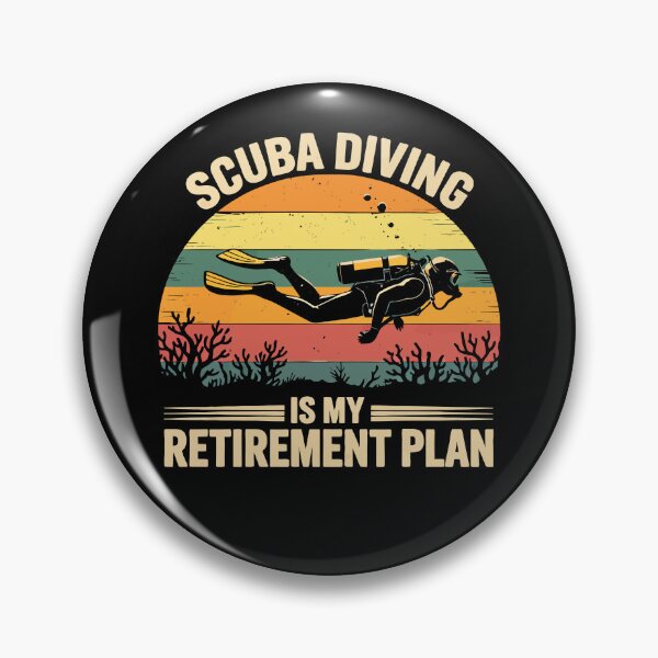 Item preview, Yes I Do Have A Retirement Plan I Plan On Scuba Diving - Scuba Diver Art designed and sold by BendyBeasts.