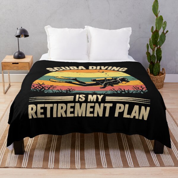 Item preview, Yes I Do Have A Retirement Plan I Plan On Scuba Diving - Scuba Diver Art designed and sold by BendyBeasts.