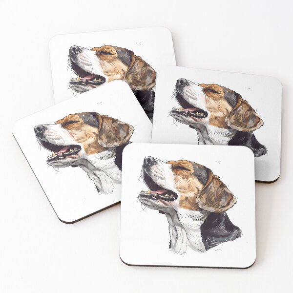 Item preview, Beagle Dog | Cute Puppy Aesthetic Art designed and sold by Mandayartstudio.