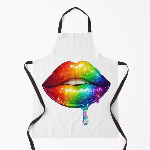 Item preview, Rainbow Lips – Colorful Gloss Aesthetic designed and sold by Genzfirevibes.