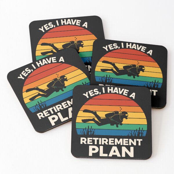 Item preview, Yes I Do Have A Retirement Plan I Plan On Scuba Diving - Scuba Diver Art designed and sold by BendyBeasts.