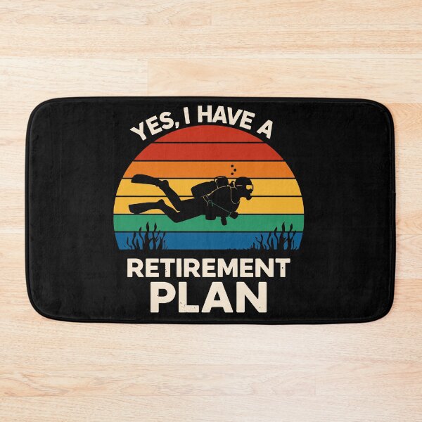 Item preview, Yes I Do Have A Retirement Plan I Plan On Scuba Diving - Scuba Diver Art designed and sold by BendyBeasts.