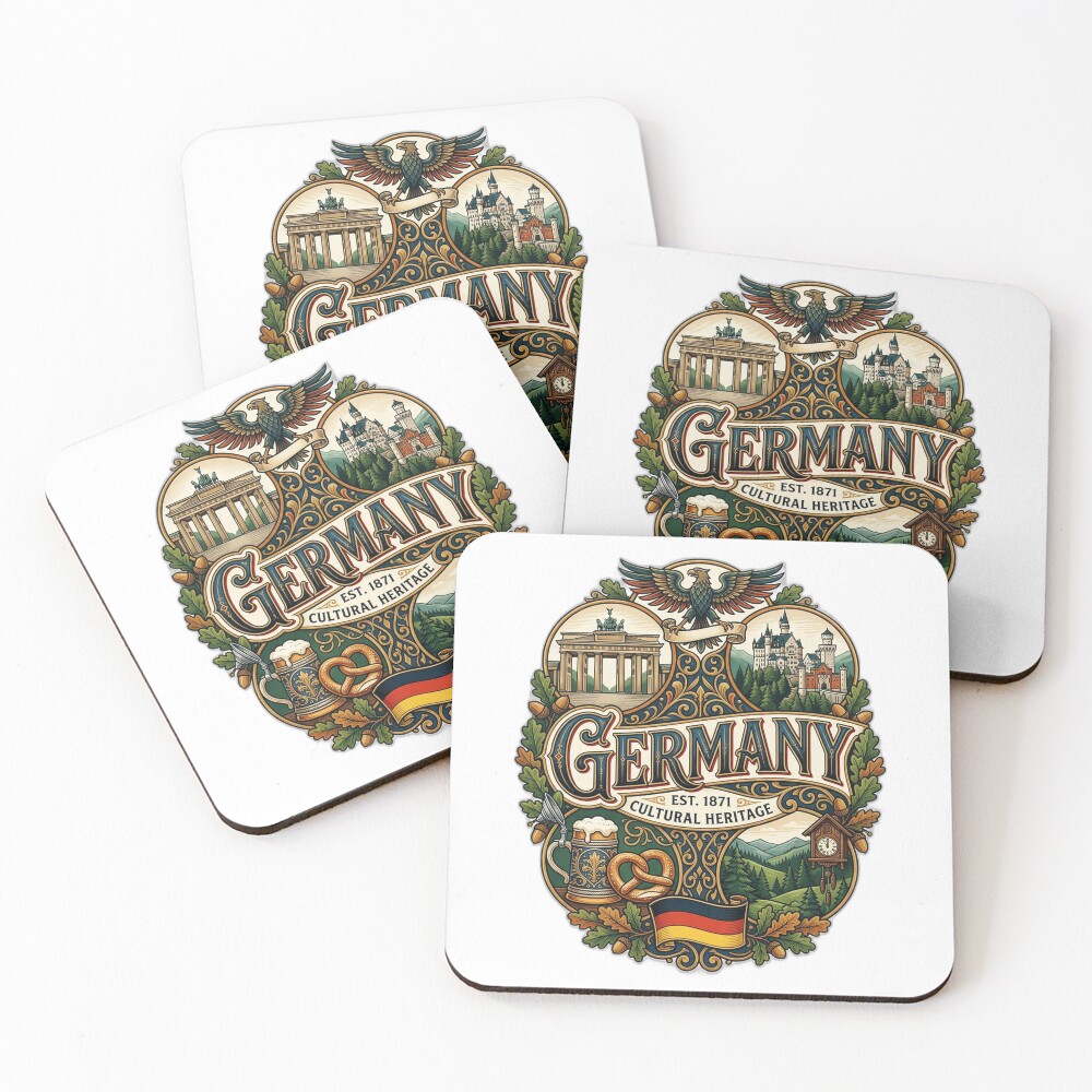 Item preview, Coasters (Set of 4) designed and sold by FunFitsFactory.
