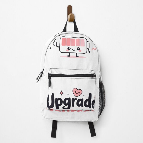 Item preview, Upgrade Yourself Cute Kawaii Motivational Battery Quote Sticker | Self Growth Positive Mindset Typography designed and sold by Sanika arts .