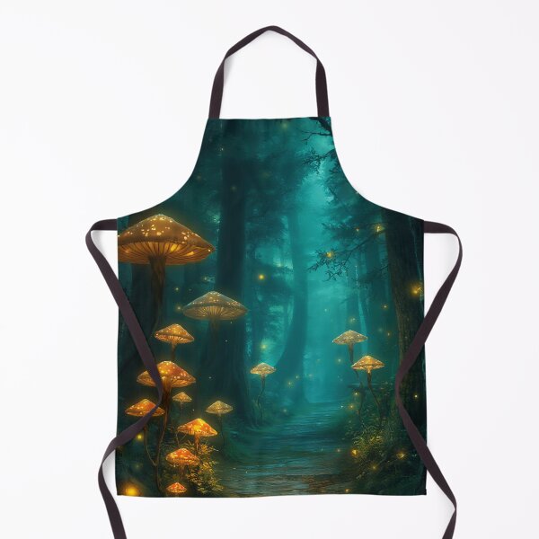 Item preview, Enchanted Forest Path with Glowing Mushrooms designed and sold by StudioForge.