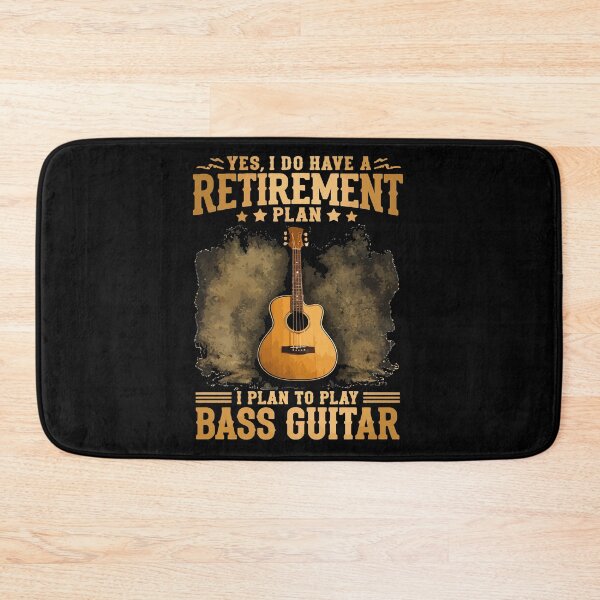Item preview, Yes I Do Have A Retirement Plan I Plan On Playing The Guitar - Funny Musician Art designed and sold by BendyBeasts.